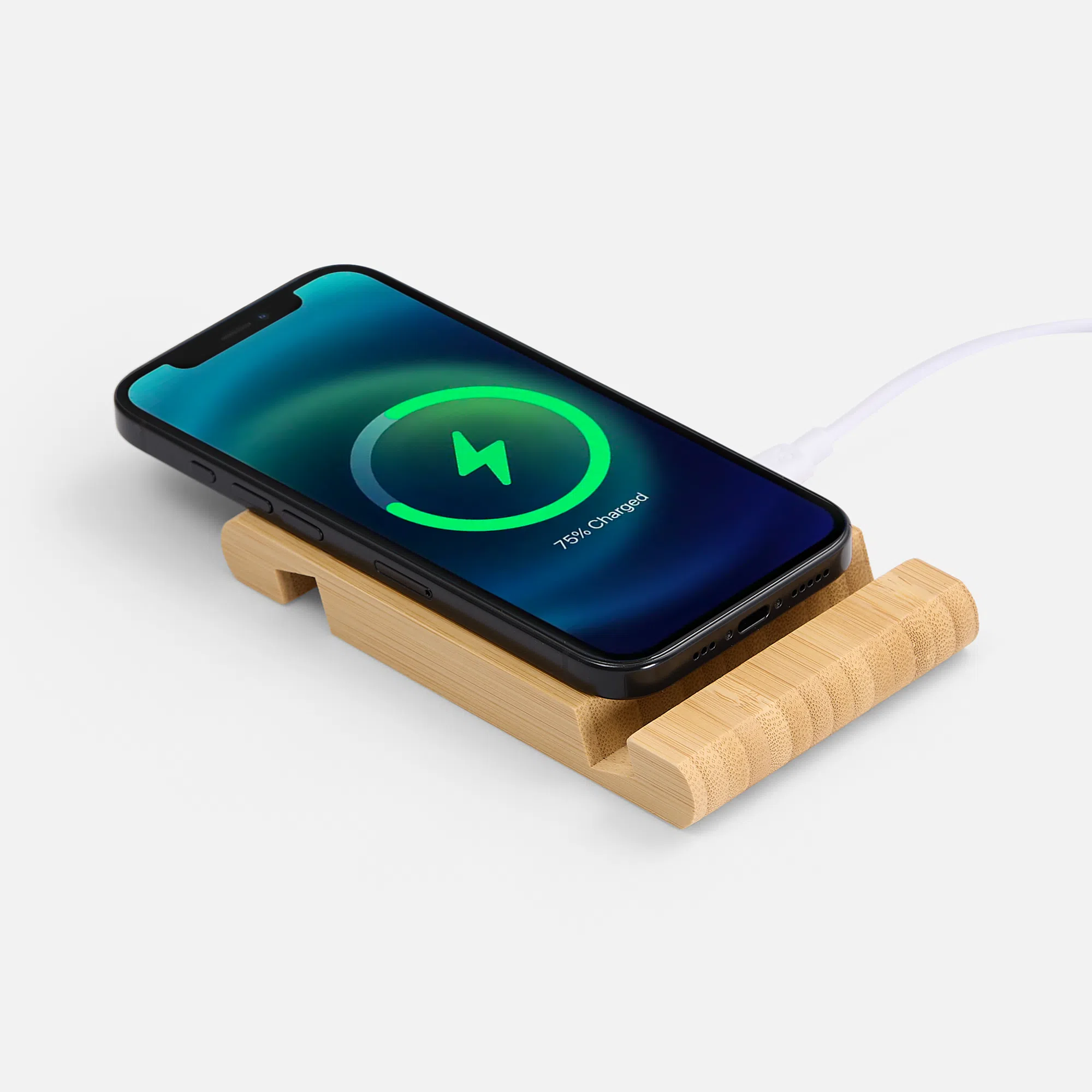 Подставка с беспроводной зарядкой Bamboost под нанесение